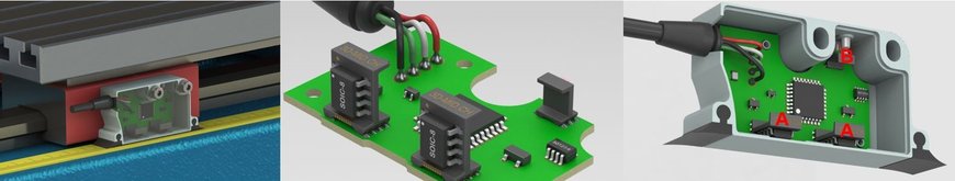 Bauteilträger ersetzt Flex-Leiterplatten in linearen Messsystemen